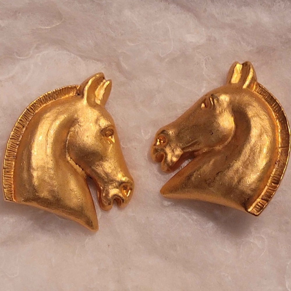 Hermès Earrings like new circa late 1980s to early 1990s